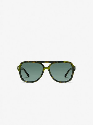 Women Michael Kors Durango Sunglasses Green | THJLGO-087