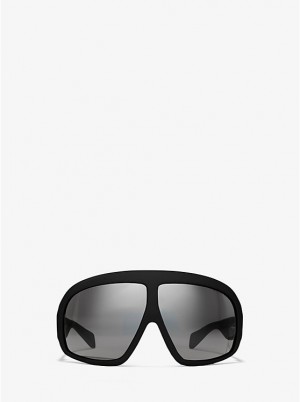 Women Michael Kors Grove Sunglasses Black | VWKCZM-054