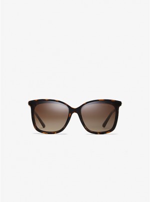 Women Michael Kors Zermatt Sunglasses Black | QKCRFV-473