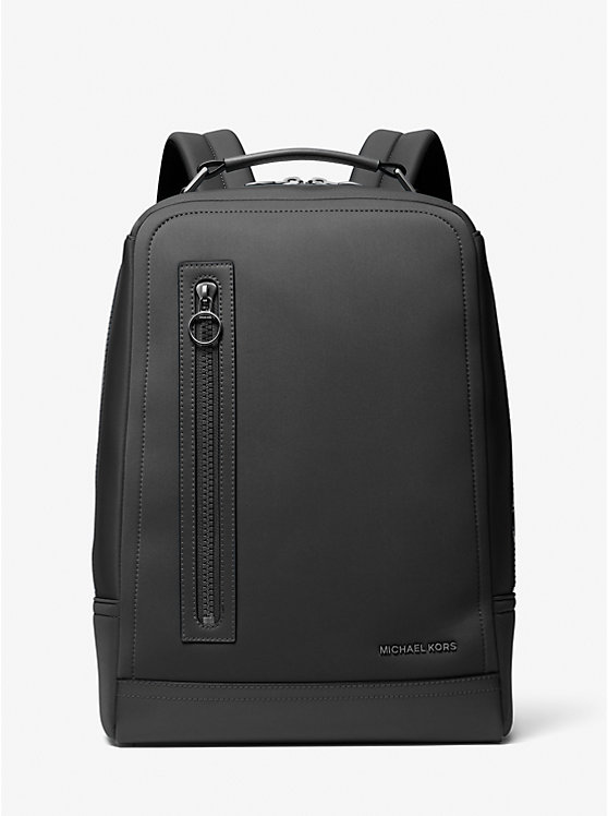 Men Michael Kors Brooklyn Scuba Backpack Black | EFDVCU-201