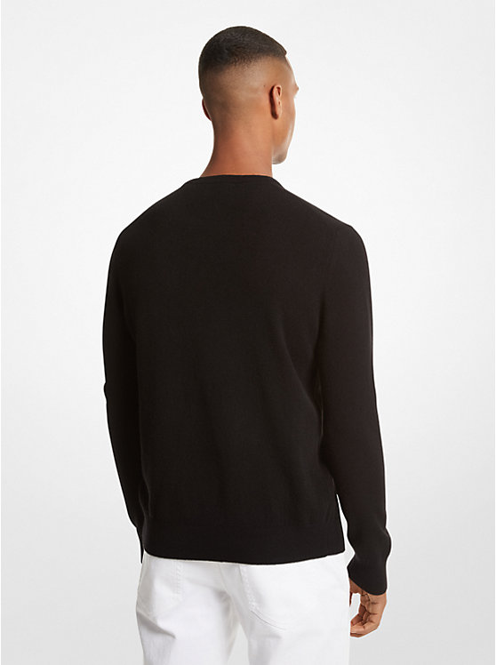 Men Michael Kors Cashmere Sweaters Black | IUDZVM-764