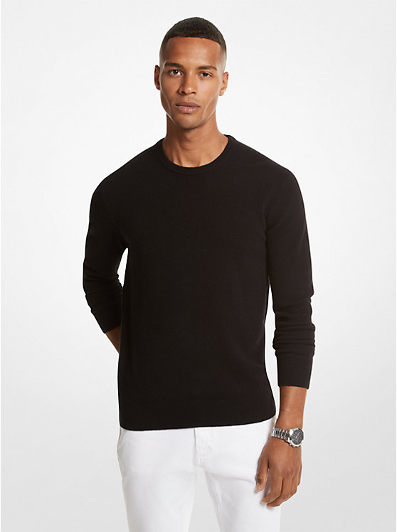 Men Michael Kors Cashmere Sweaters Black | IUDZVM-764