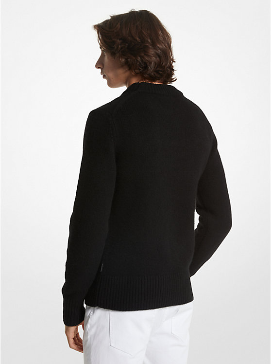 Men Michael Kors Cashmere Sweaters Black | FYLXIT-741