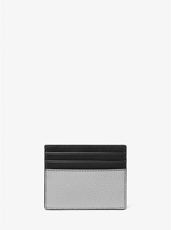 Men Michael Kors Hudson Empire Signature Logo Tall Card Case Black | KXSMYZ-857