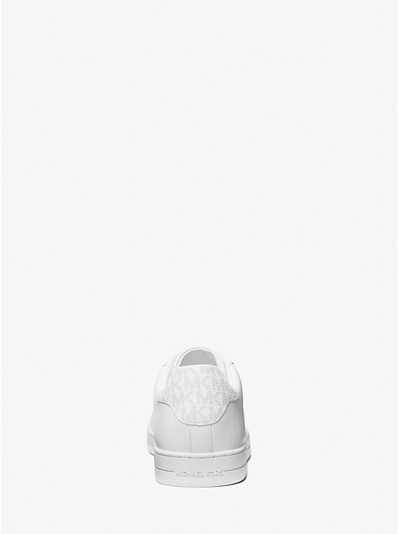 Men Michael Kors Keating Leather Slip-On Sneakers White | ZQHRIK-984