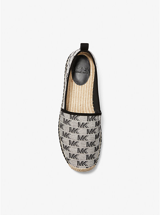 Men Michael Kors Owen Logo Jacquard Espadrilles Black | KVUYOC-485