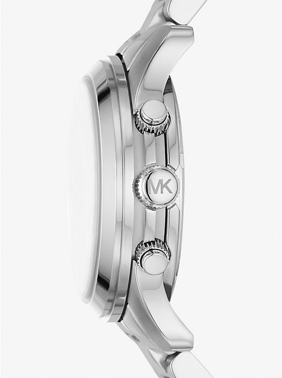 Men Michael Kors Runway Silver-Tone Watches Silver | QEDOYL-342