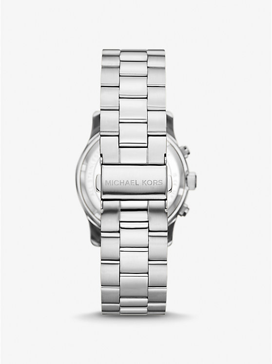 Men Michael Kors Runway Silver-Tone Watches Silver | QEDOYL-342