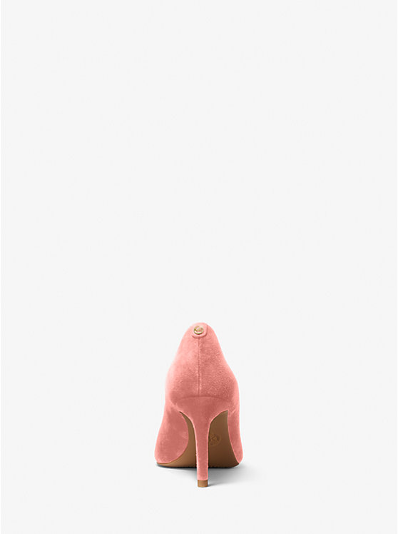 Women Michael Kors Alina Flex Suede Pumps Rose | WHLDVZ-460