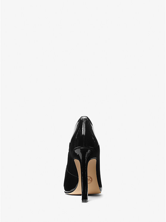 Women Michael Kors Amara Patent Leather Pumps Black | KZEOWU-183