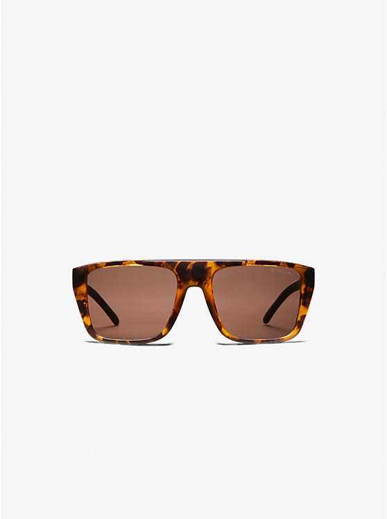 Women Michael Kors Byron Sunglasses Brown | ZYIBNF-615