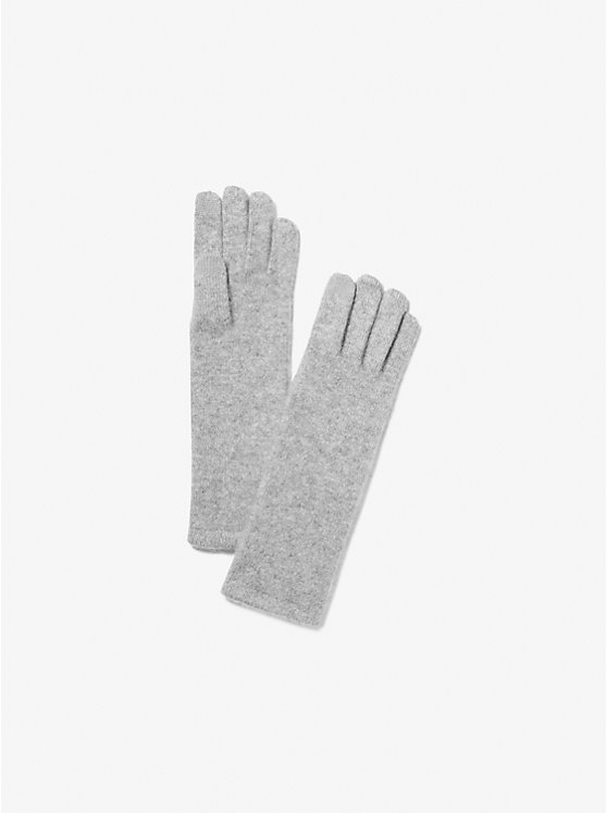 Women Michael Kors Cashmere Gloves Grey | TOYQDL-430