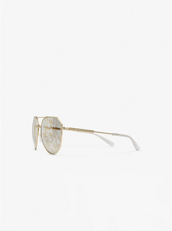 Women Michael Kors Cheyenne Sunglasses Silver / Gold | LXQYEB-376