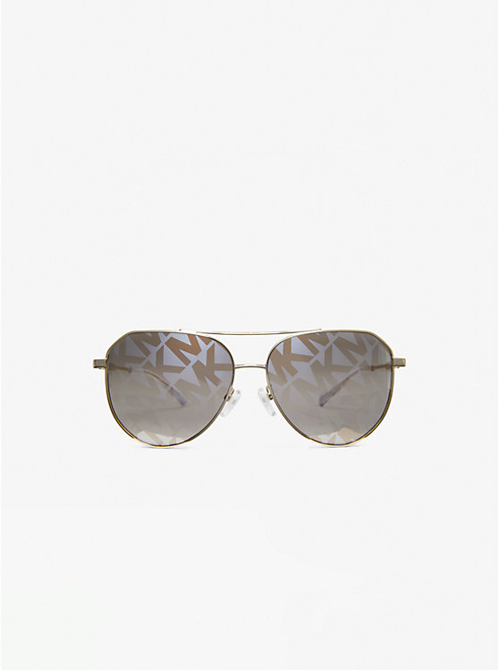 Women Michael Kors Cheyenne Sunglasses Silver / Gold | LXQYEB-376