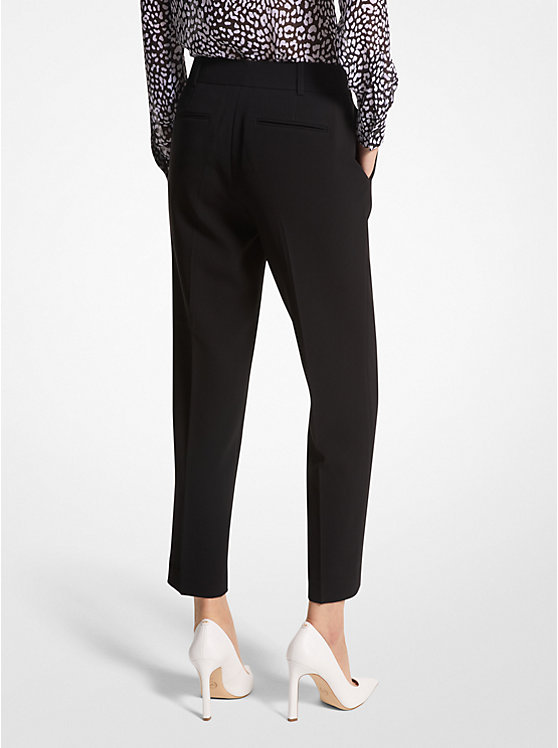 Women Michael Kors Crepe Pants Black | QRKYWM-625