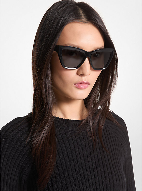 Women Michael Kors Dubai Sunglasses Black | XZENYF-074