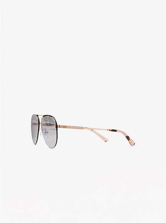 Women Michael Kors East Side Sunglasses Rose Gold | SNTRPH-051