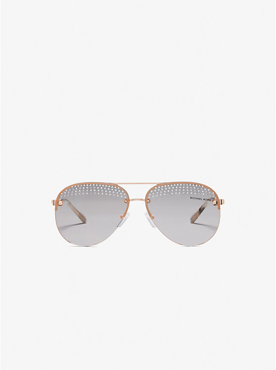 Women Michael Kors East Side Sunglasses Rose Gold | SNTRPH-051