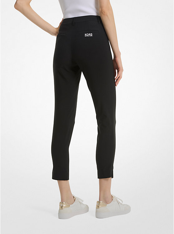 Women Michael Kors Golf Tech Performance Pants Black | FBNMOQ-941