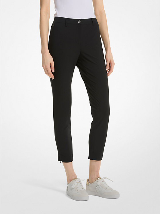 Women Michael Kors Golf Tech Performance Pants Black | FBNMOQ-941