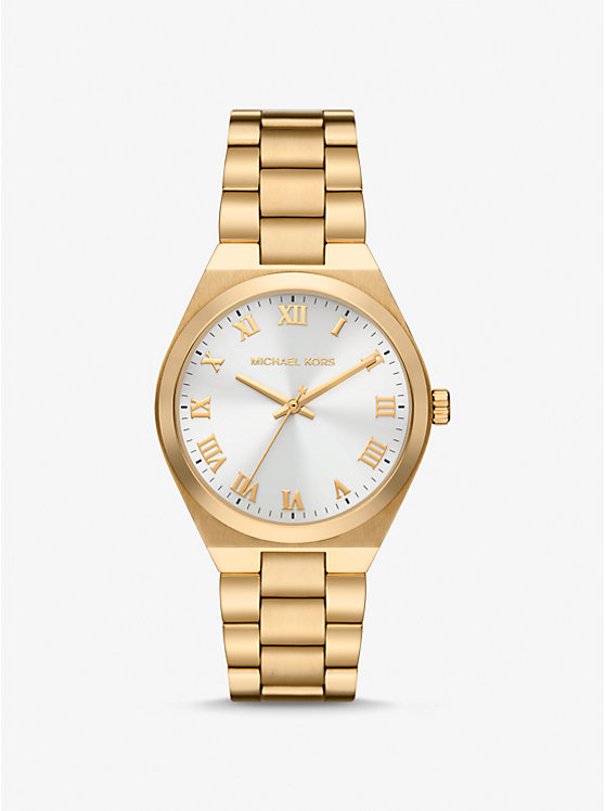 Women Michael Kors Lennox Gold-Tone Watches Gold | HRACJE-872