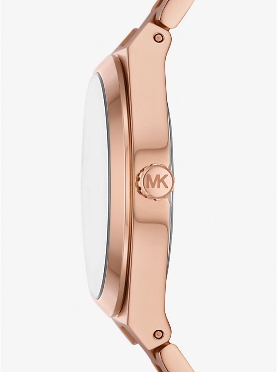 Women Michael Kors Lennox Rose Gold-Tone Watches Pink | LOUNMR-790