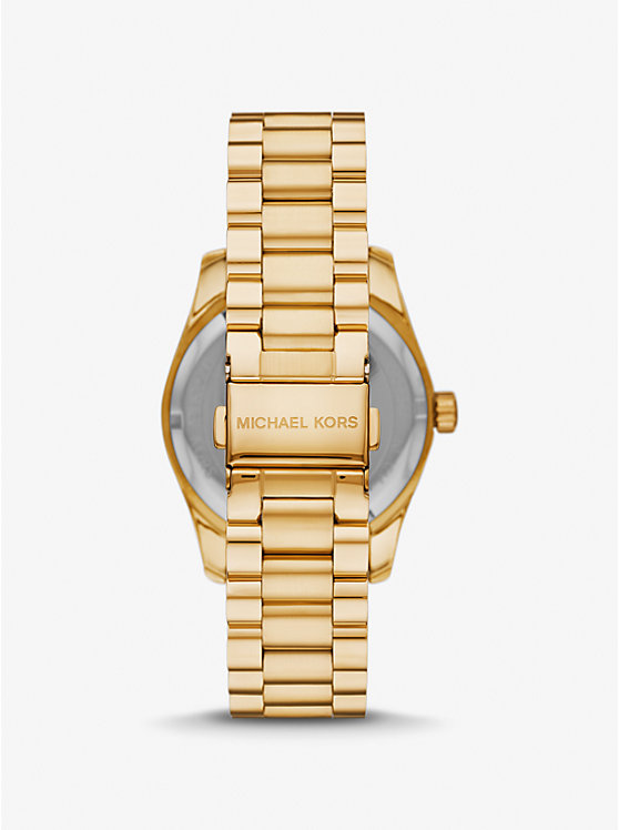 Women Michael Kors Lexington Pavé Gold-Tone and Jewelry Gift Set Watches Gold | EGTXUN-137