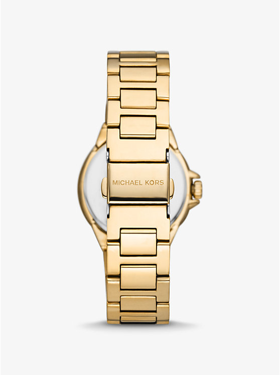 Women Michael Kors Mini Camille Gold-Tone Watches Gold | UFYEXG-439