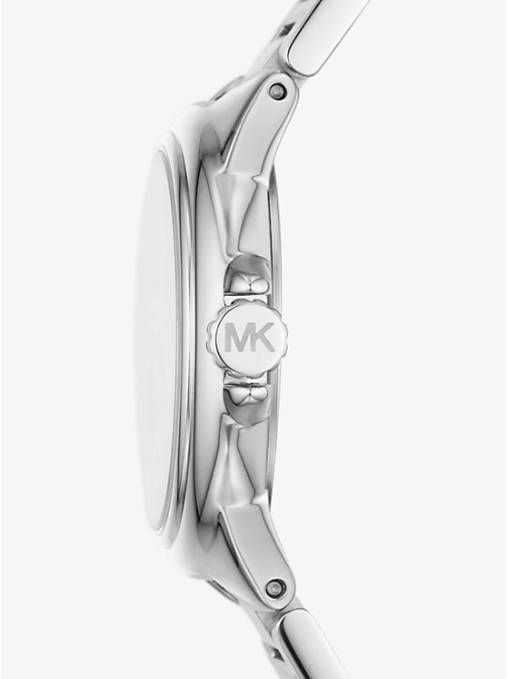 Women Michael Kors Mini Camille Silver-Tone Watches Silver | SWZKQN-801