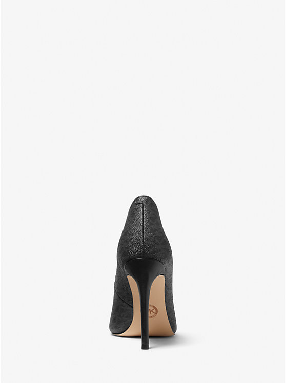 Women Michael Kors Parker Logo Pumps Black | JHOXYI-079