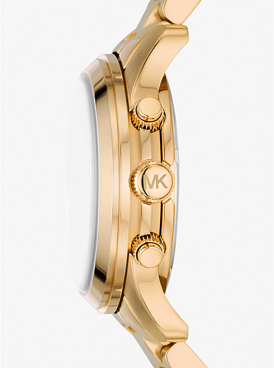 Women Michael Kors Runway Gold-Tone Watches Gold | XKRVFP-240