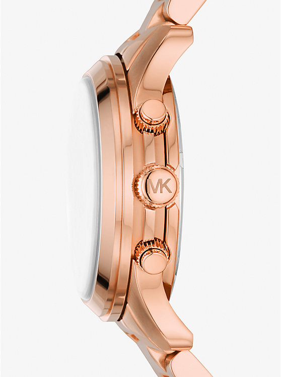 Women Michael Kors Runway Rose Gold-Tone Watches Rose Gold | HNDBGC-845