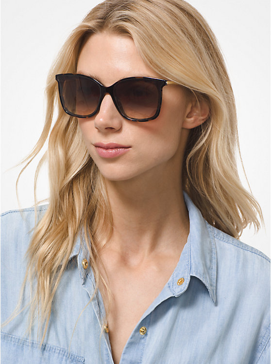 Women Michael Kors Zermatt Sunglasses Black | QKCRFV-473